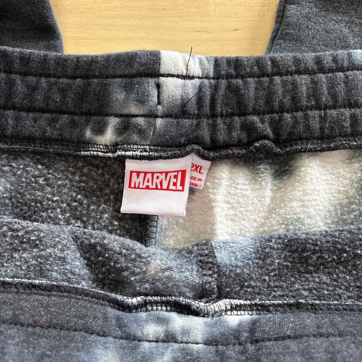Marvel Size 2XL Gray Sweatpants