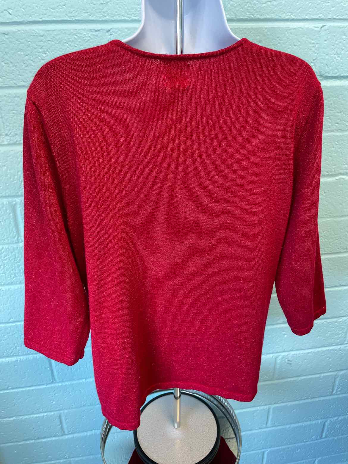 JM Collection Size PXL Red Sweater