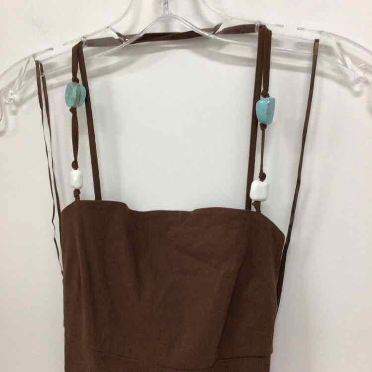 zara Size M Brown New Dress