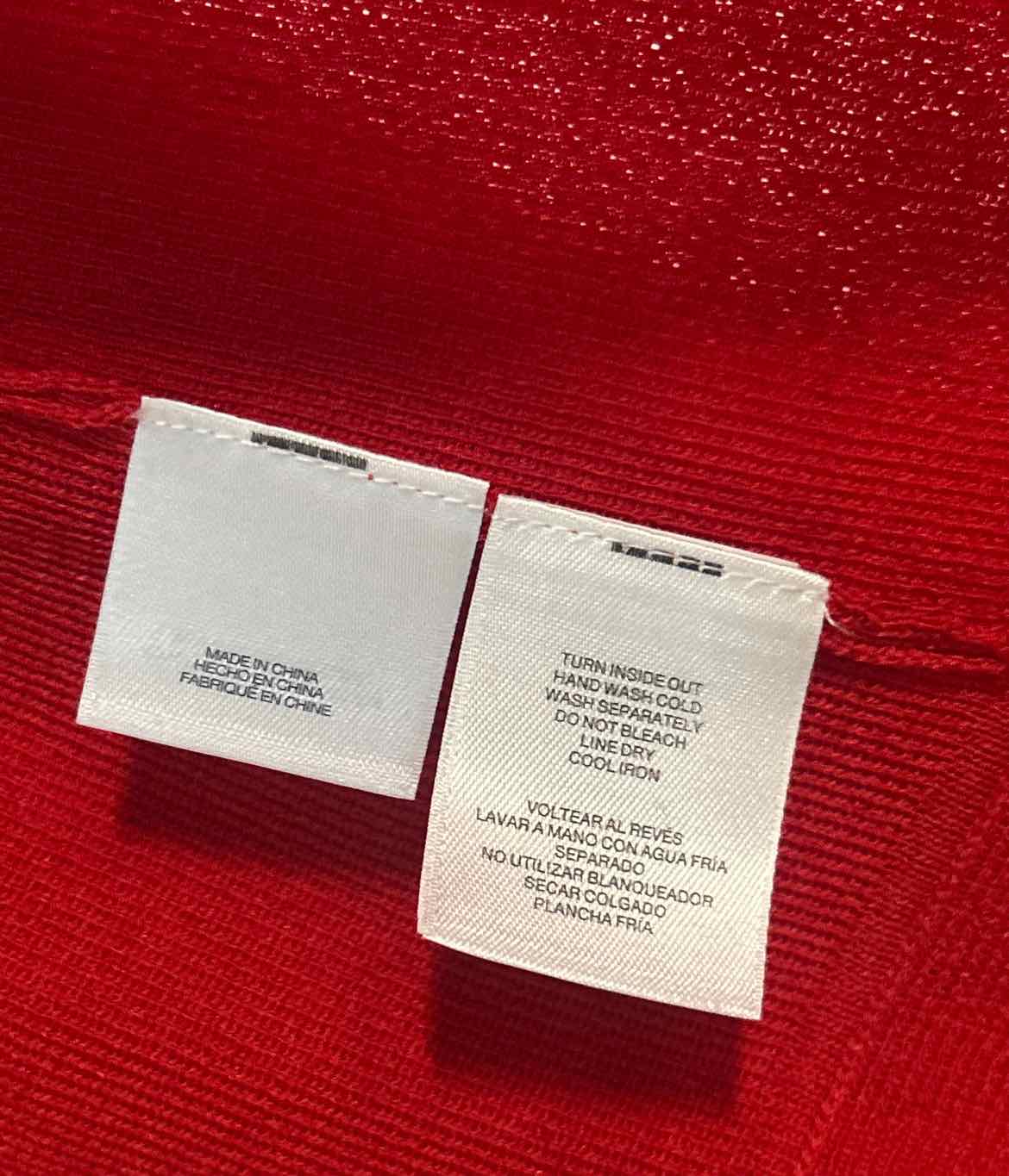 Anne Klein Size OS Red Preloved Cardigan