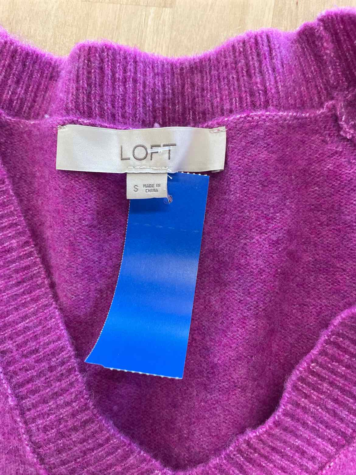 Loft Size S Purple Sweater