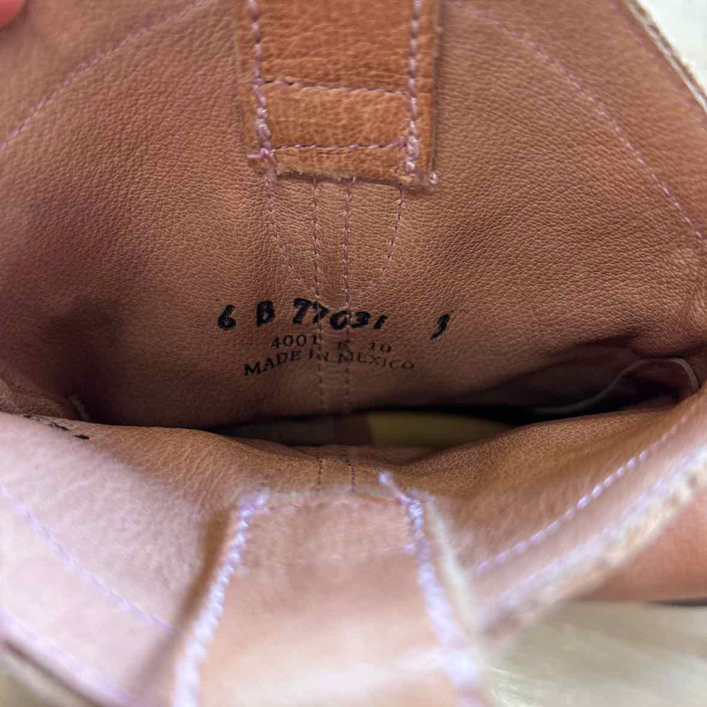 Frye Size 6 Brown Leather Preloved Cowboy Boots