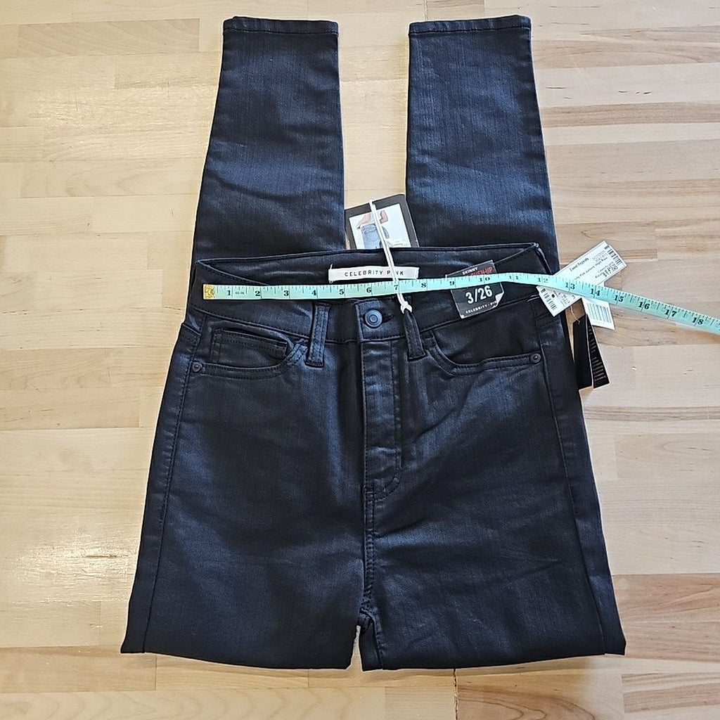 Celebrity pink Size 3 Black Denim New Pants
