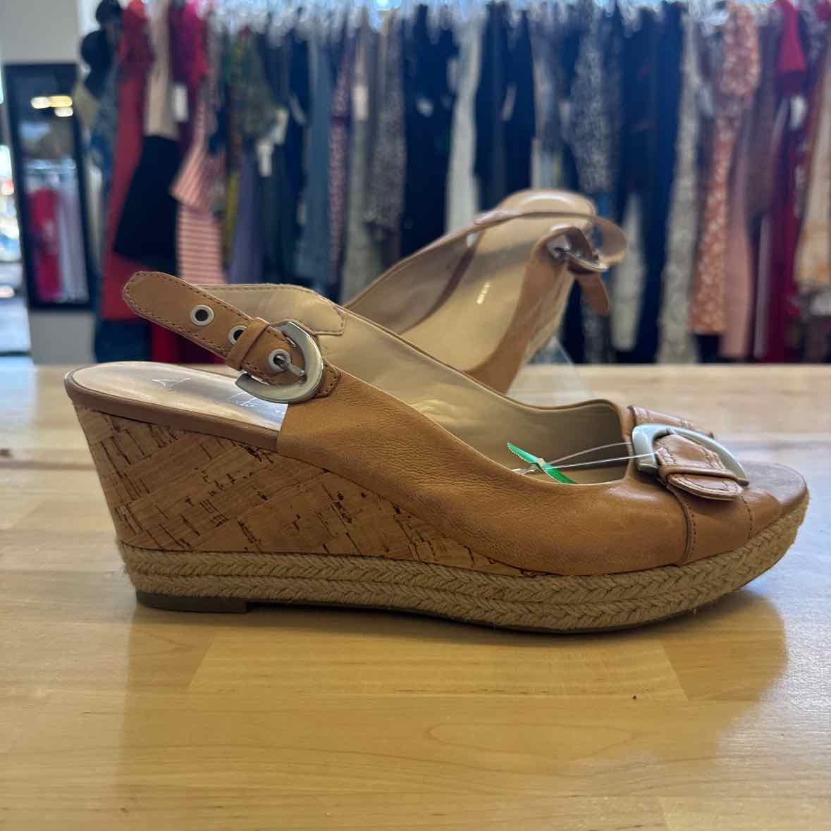 Franco Sarto Shoe Size 11 Tan Wedges