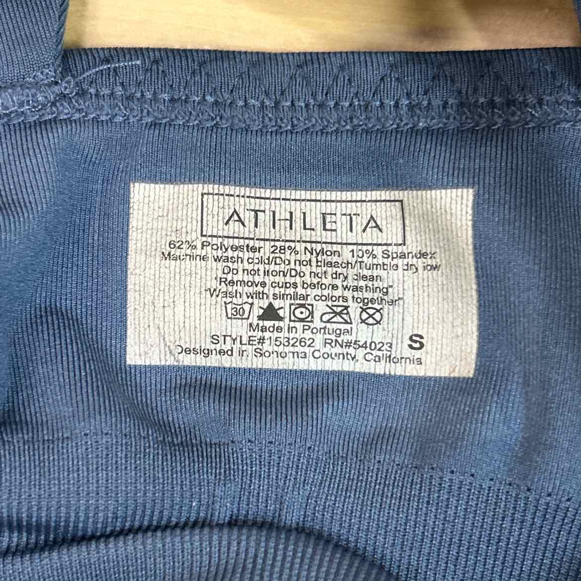 Athleta Size S Blue Preloved Athletic Tank