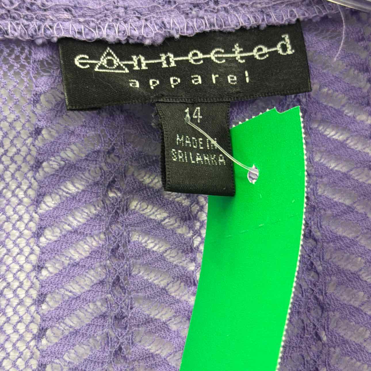 Connected Size 14 Purple Preloved 2 pc Dress Set