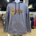 Russell Size M Gray & burgundy MENS Jacket