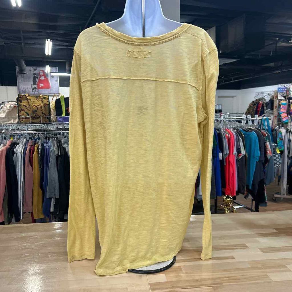 we the free Size M Yellow Preloved Longsleeve