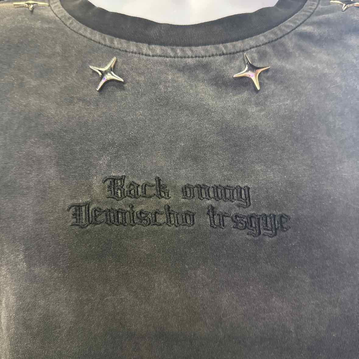 JK.Ptwso Size M Black Preloved MENS T-shirt