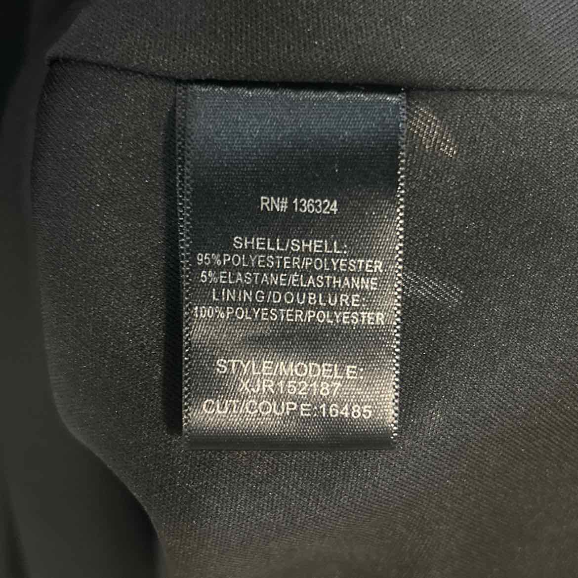 Halston Size L Black Preloved Dress