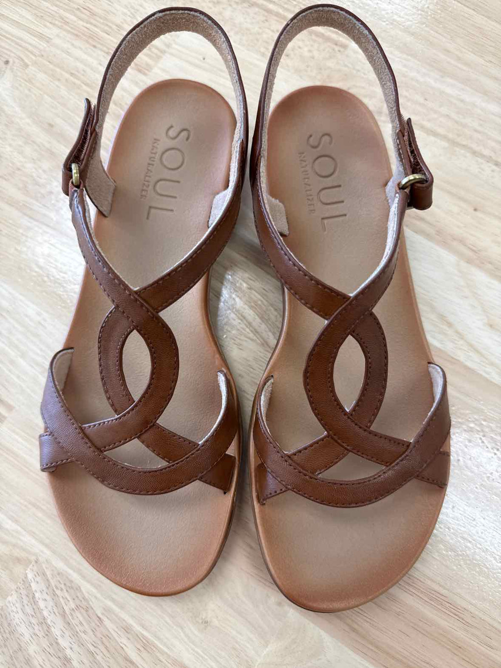 Soul Naturalizer Size 9.5 Tan Solo Casual Sandals NWT