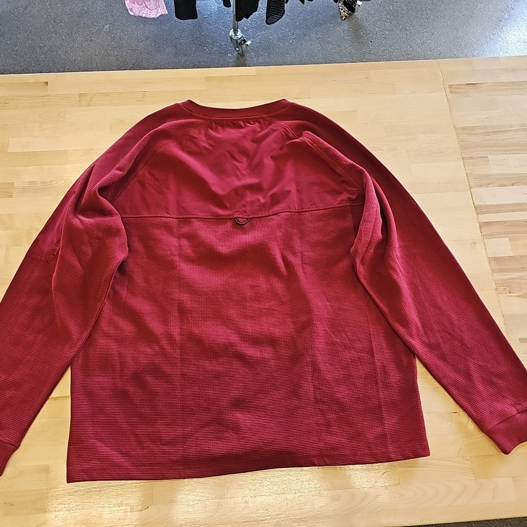 Bass Outdoor Size XXL Red MENS Long Sleeve Shirt
