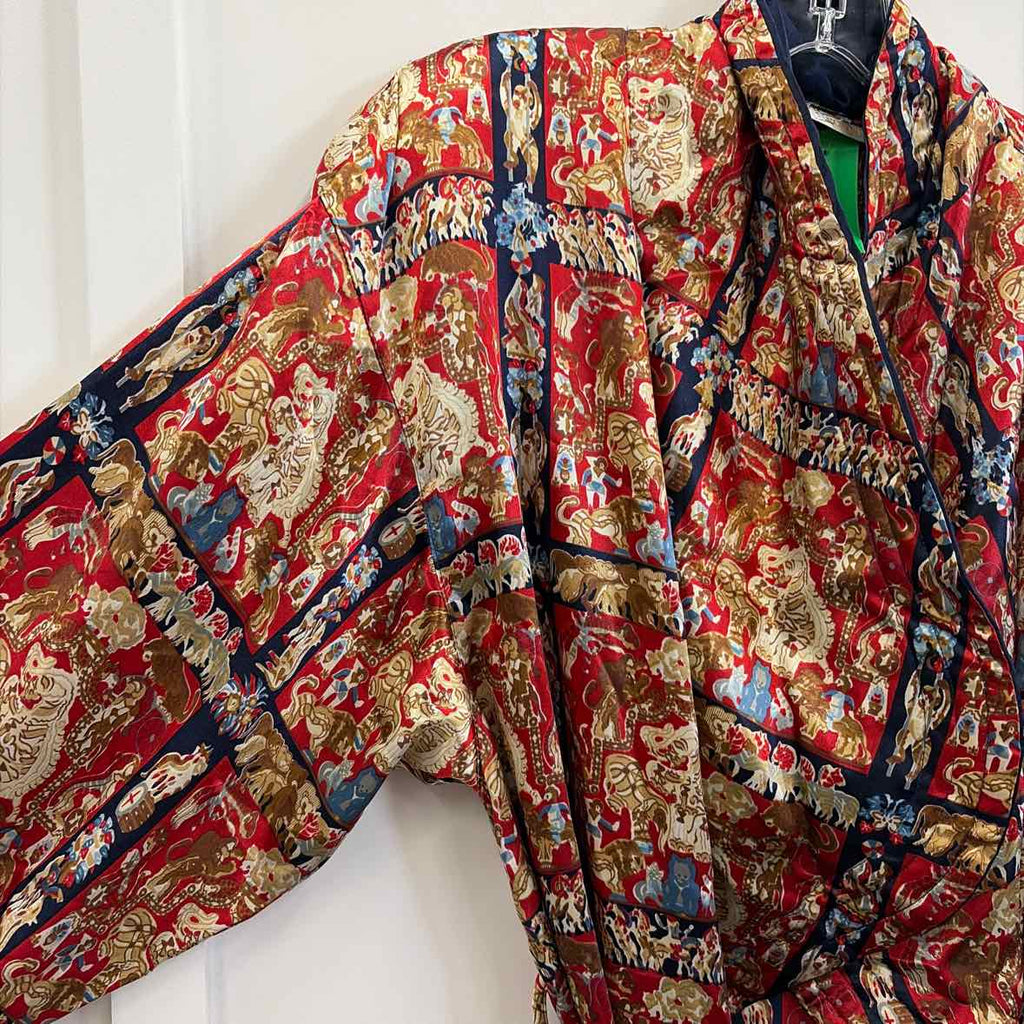 Victoria Secret Size M Blue & Gold Preloved Robe