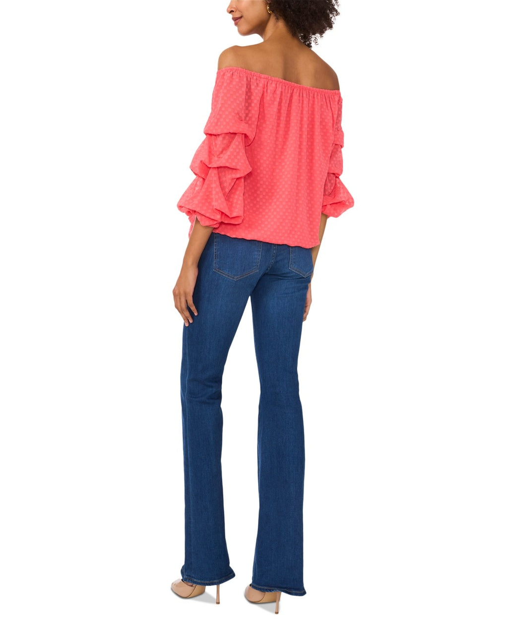 Vince Camuto Size S Orange Blouse