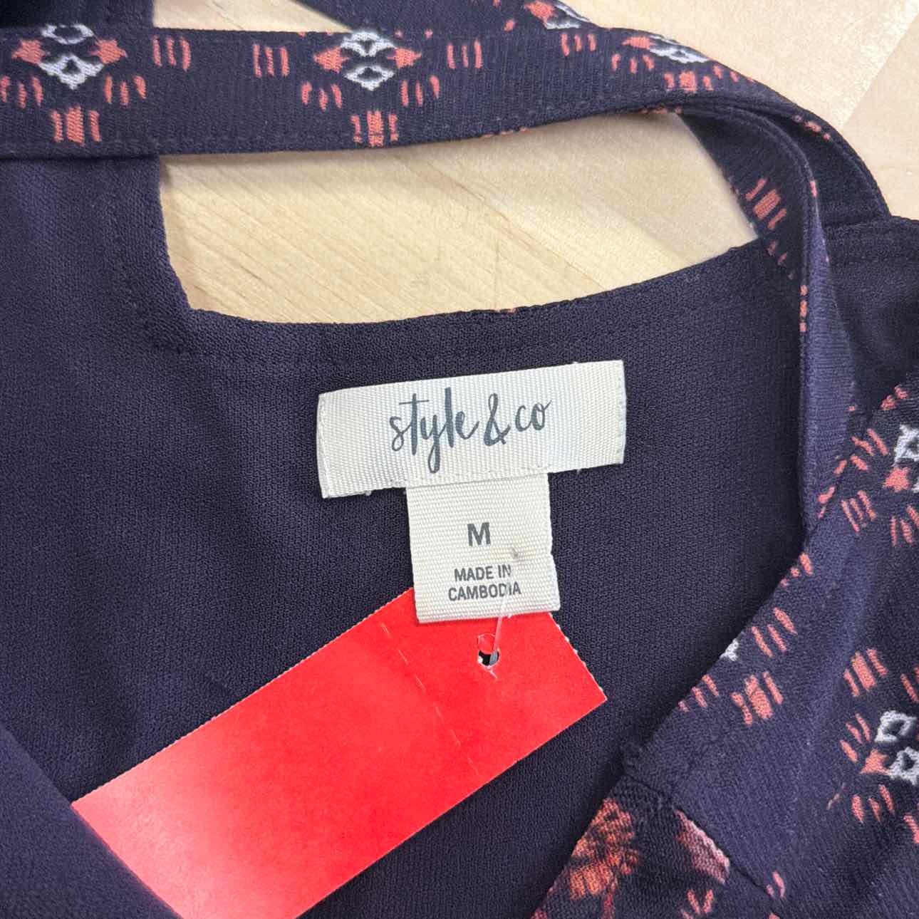 Style & Co. Size M Purple Preloved Tunic