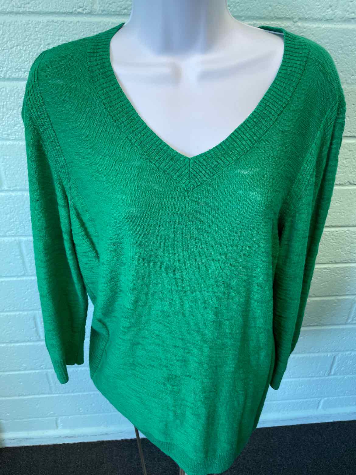 Slim Factor Size XL green white Shirt