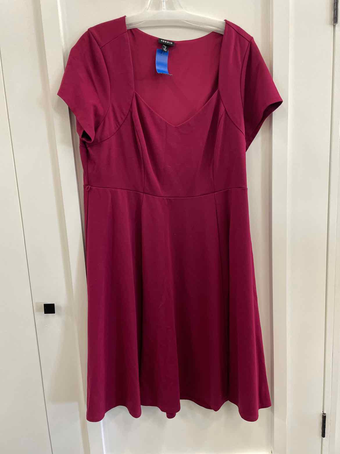 Torrid Size 2 Burgandy Dress