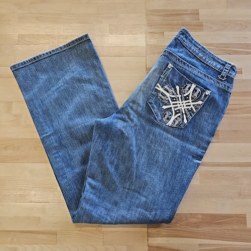 a.n.a Size 16W Blue Denim New Jeans