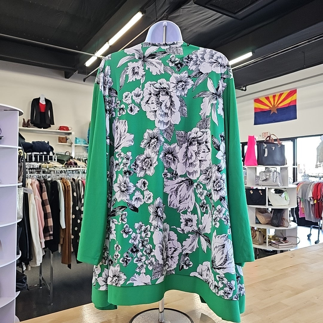 Slinky Brand Size 3X Green Twinsets