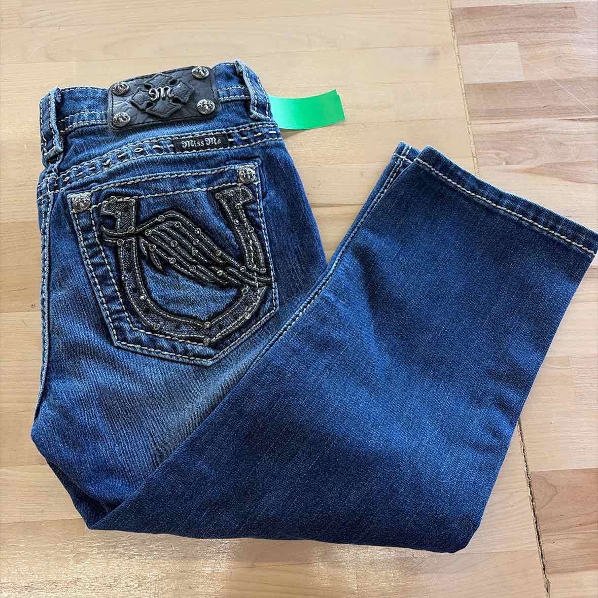Miss Me Size 25 Blue Denim Preloved Jeans