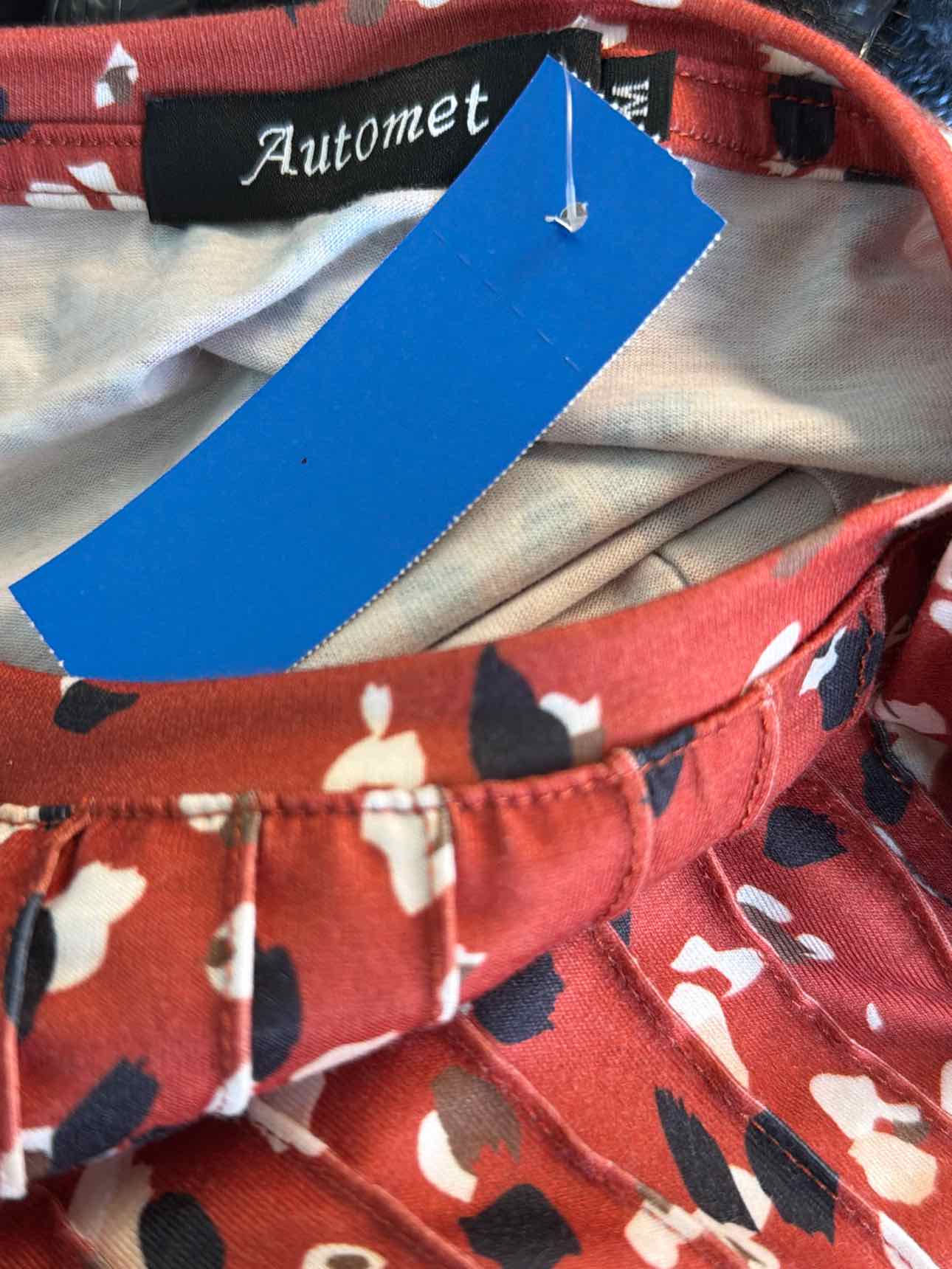 Automet Size M Rust Print Shirt