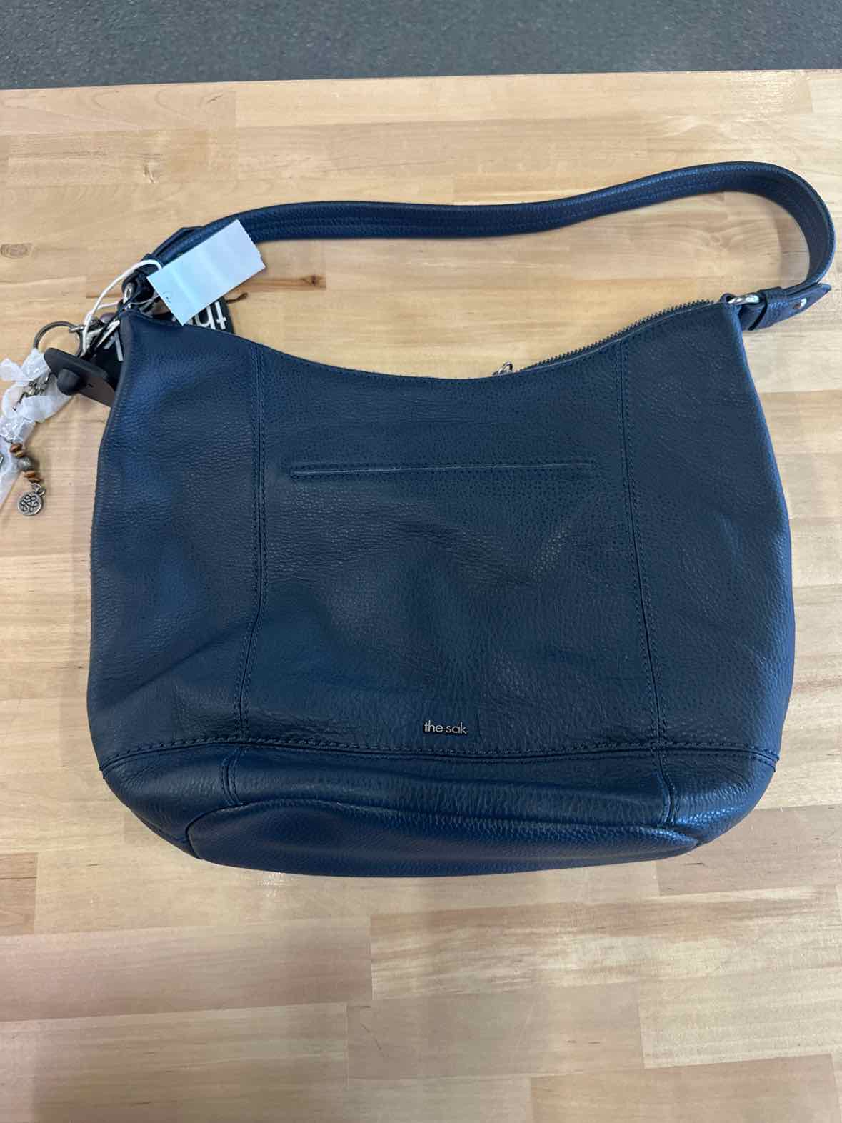 The Sak Black Tote Leather Handbag