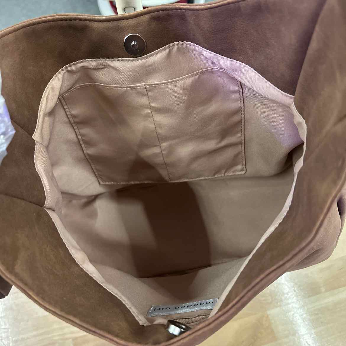 Madden Girl Madden Girl Medium Leather Hob Brown Nubuck Small