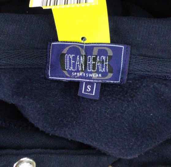 Ocean Beach Size S Navy Blue Preloved Hoodie