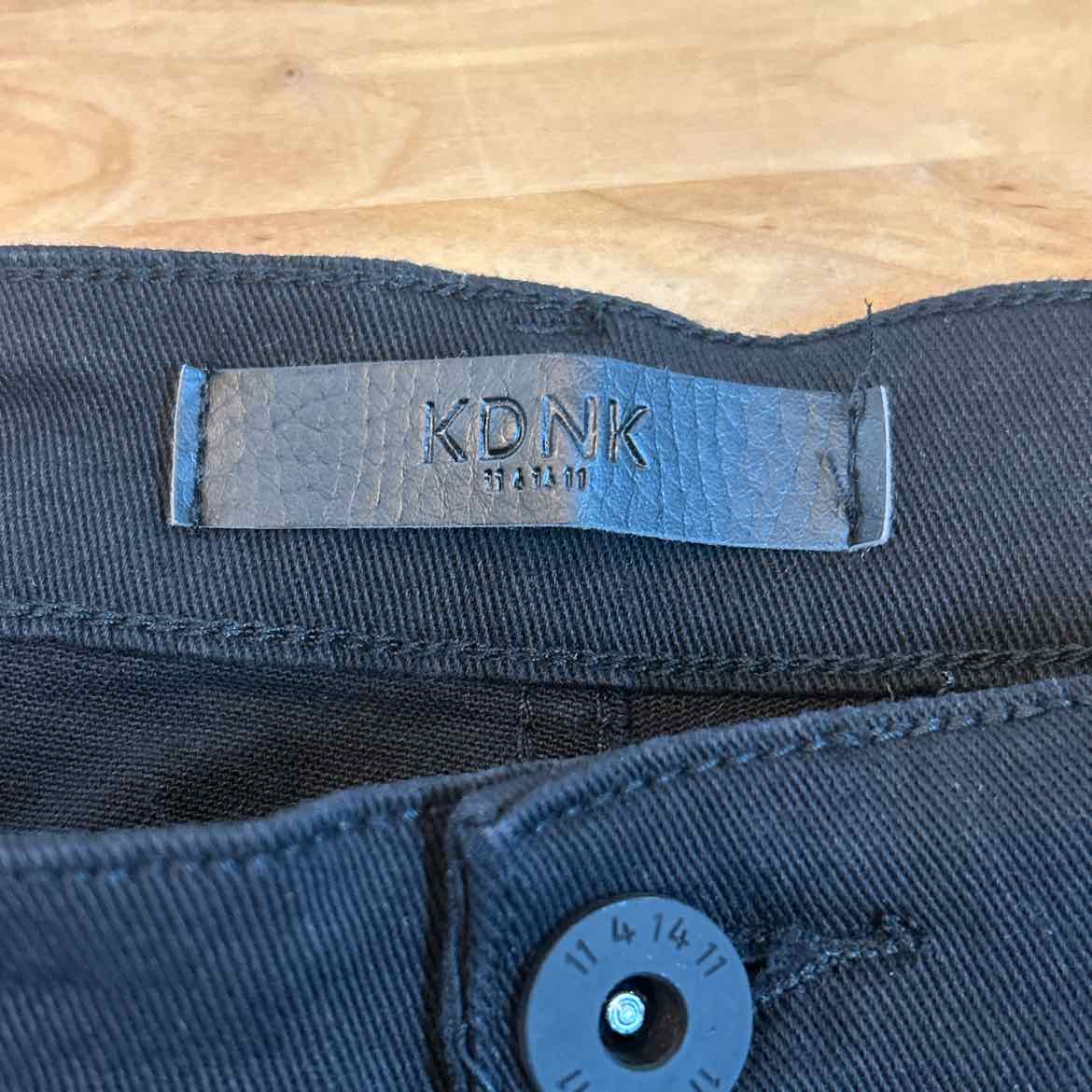 KDNK Size 38 Black MENS Jeans