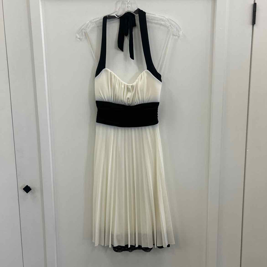 Speechless Size S Cream/Black Preloved Dress