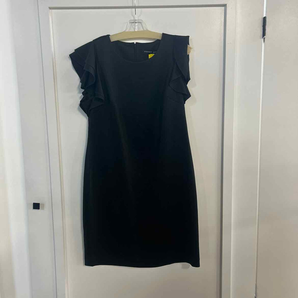 Andrew Marc Size 16 Black Preloved Dress