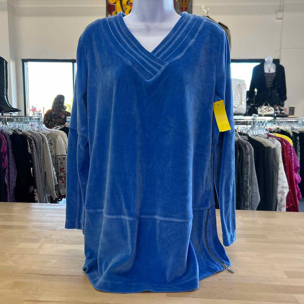 Soft Surroundings Size M Blue Shirt