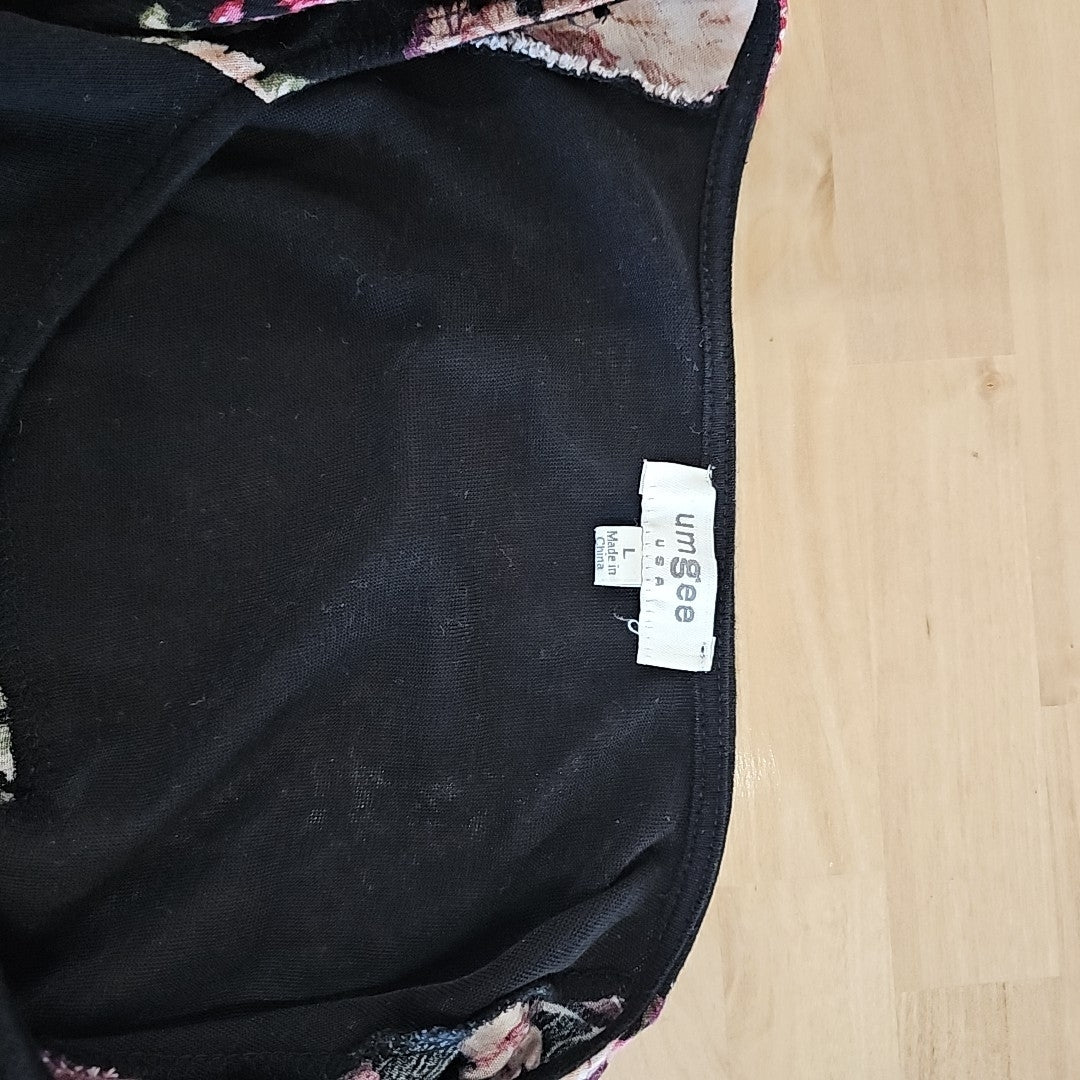 Umgee Size L Black Long Sleeve