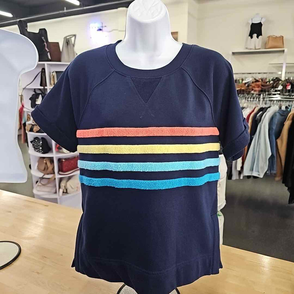 Lou & Grey Size XS Blue Preloved T-Shirt LS