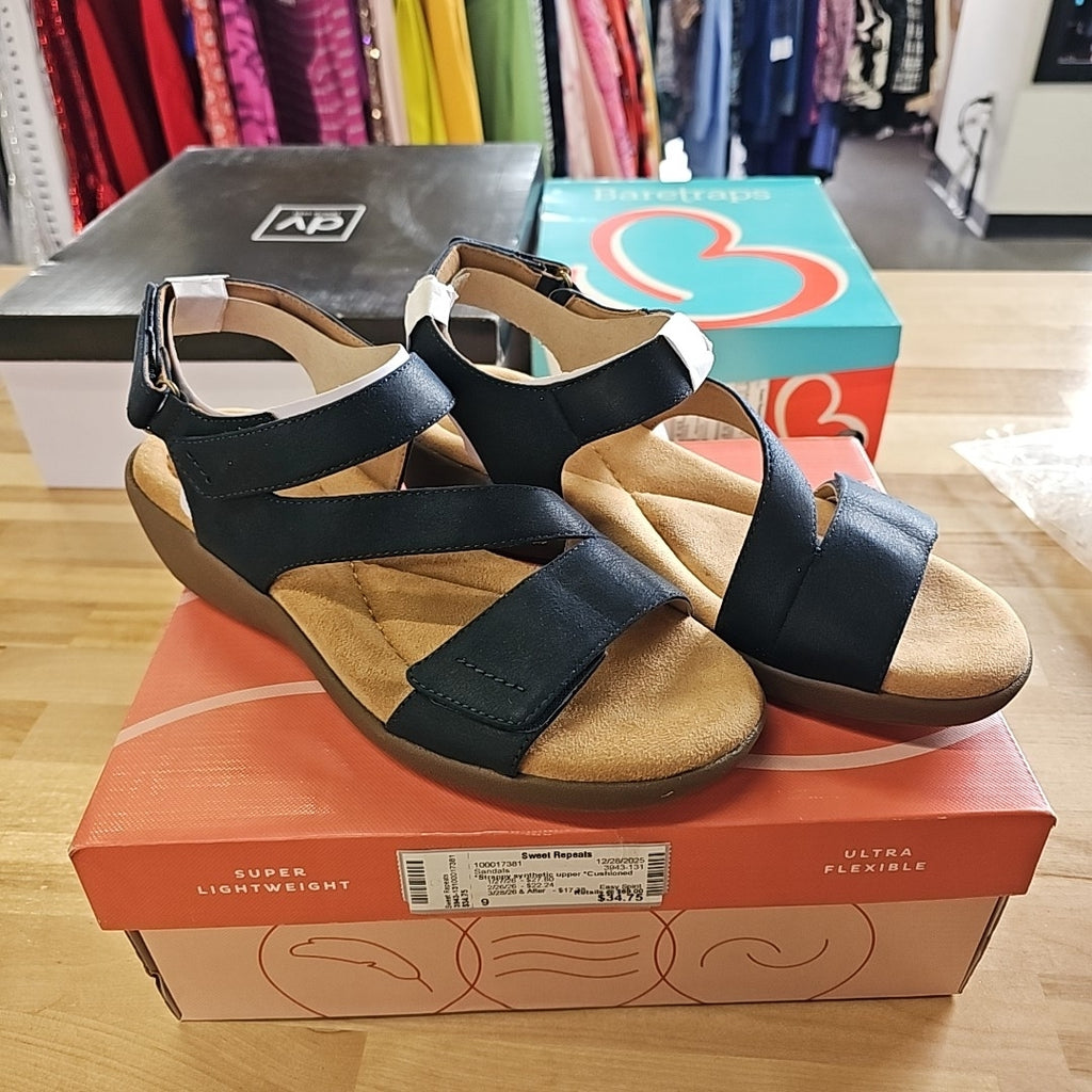 Easy Spirit Kimberly - Womens 9 Navy Sandal Medium