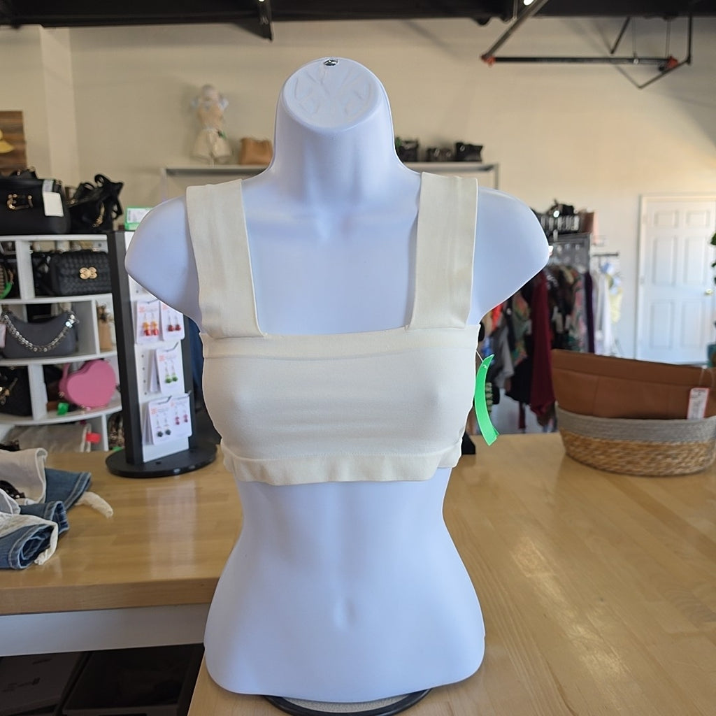 Intimately Size XS/S White Preloved Sports Bra