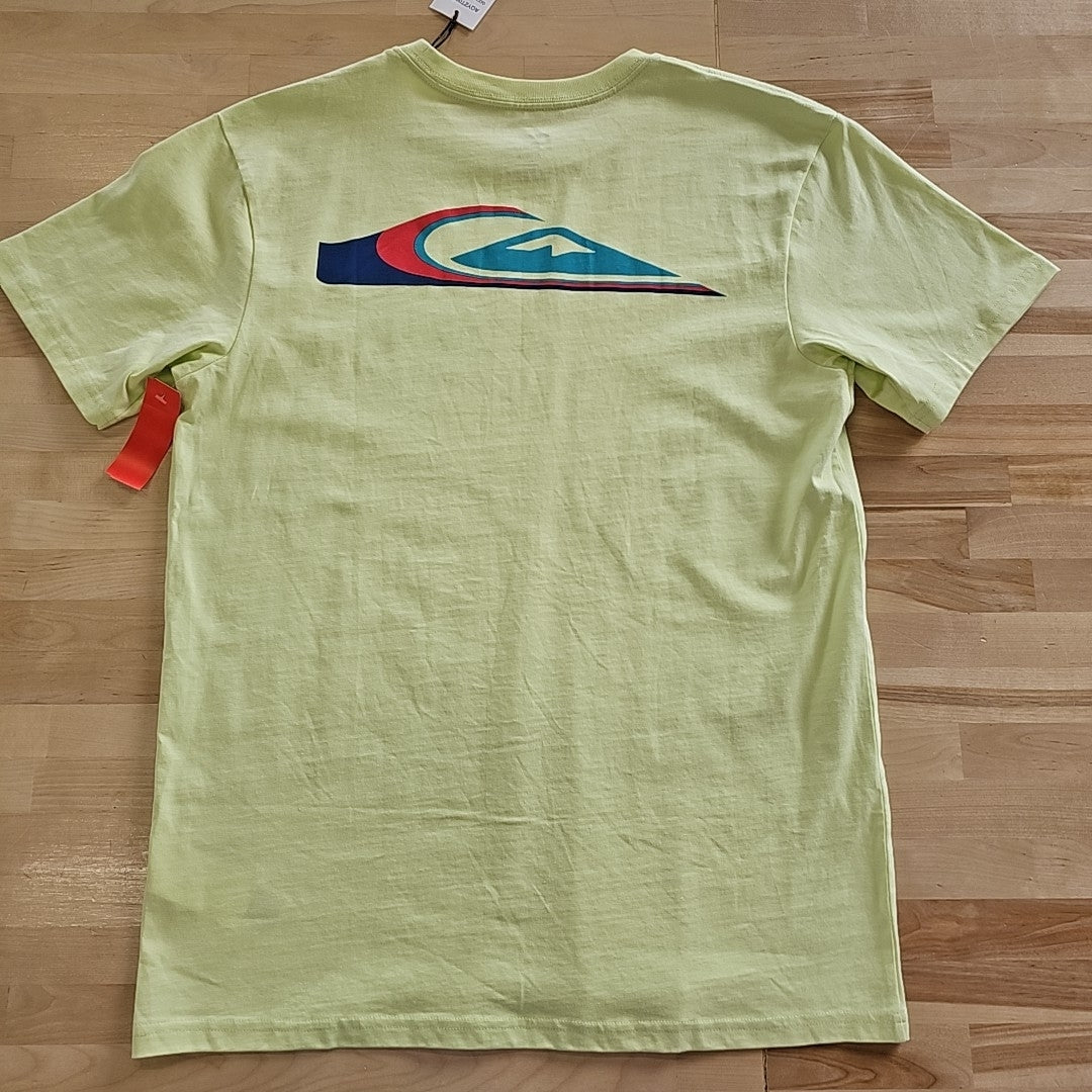 Quicksilver Size M Green New MENS T-shirt