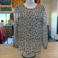 Loft Size XS Black/White Used Blouse