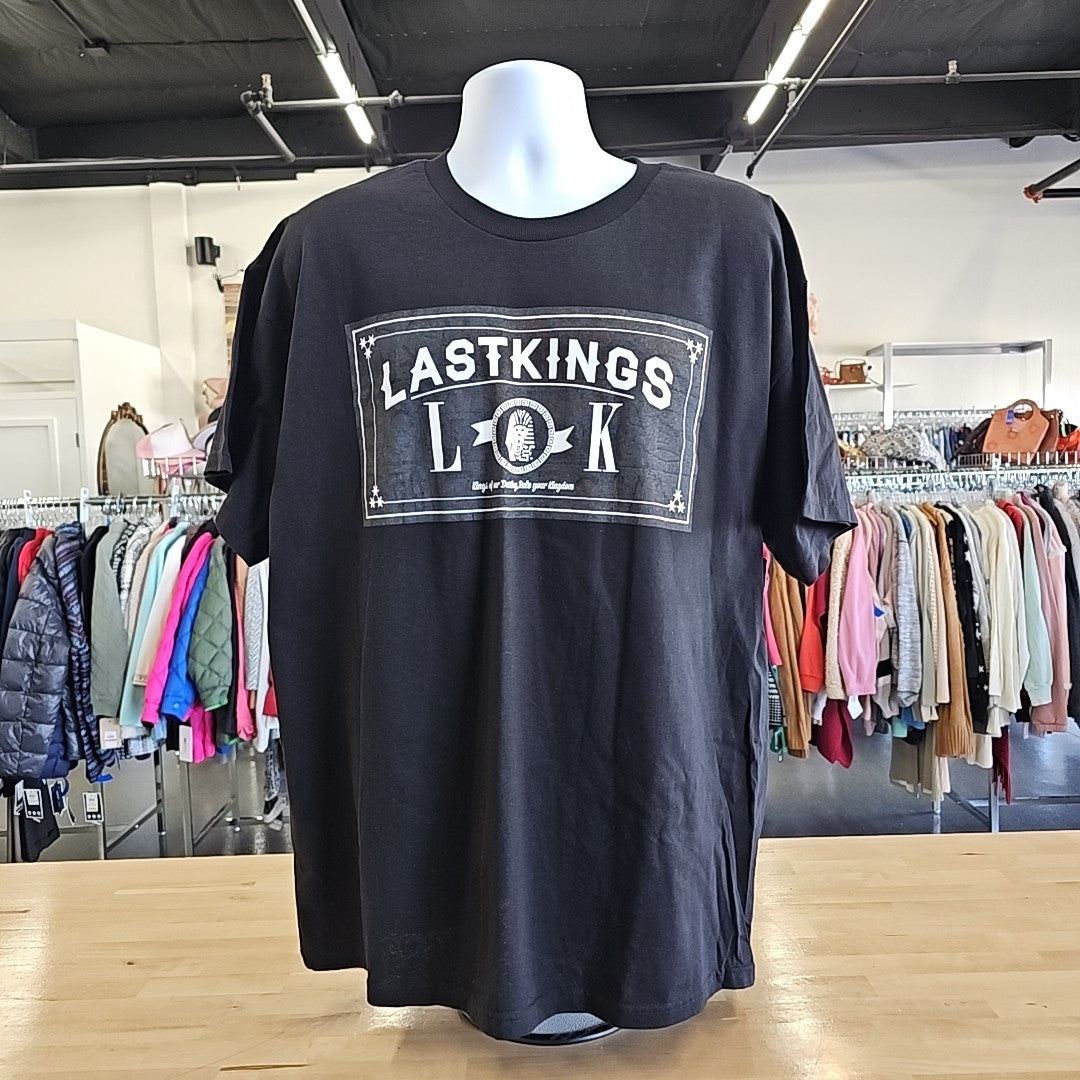 Last Kings Size XL Black MENS T-shirt