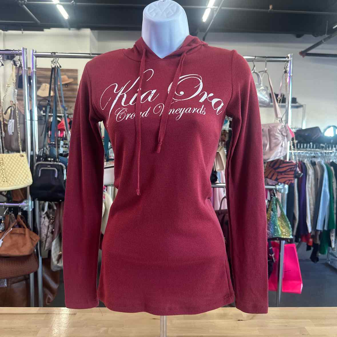 Yesterdays Sportswear Size S Red Long Sleeve