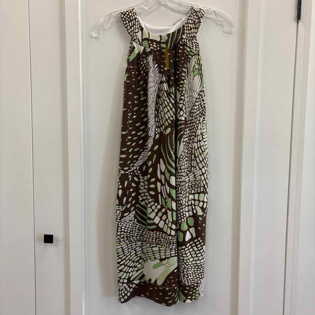 Mesmerize Size S Brown & Green Dress