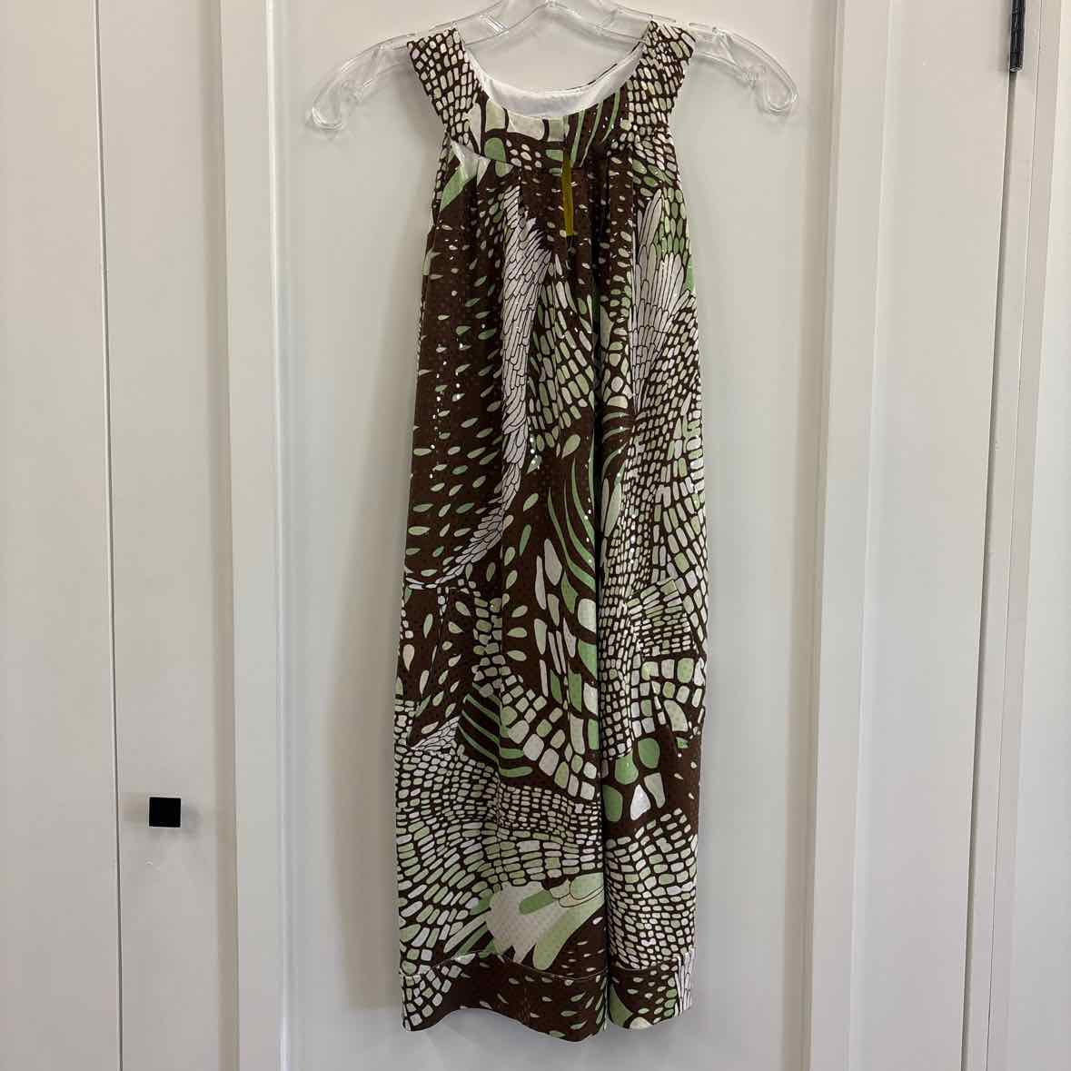 Mesmerize Size S Brown & Green Dress