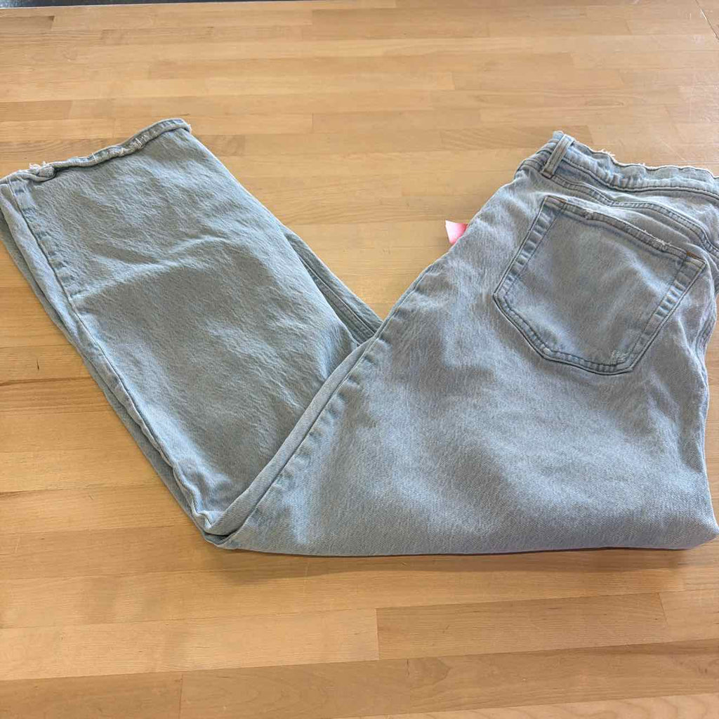 Abercrombie & Fitch Size 16 Blue Used Jeans