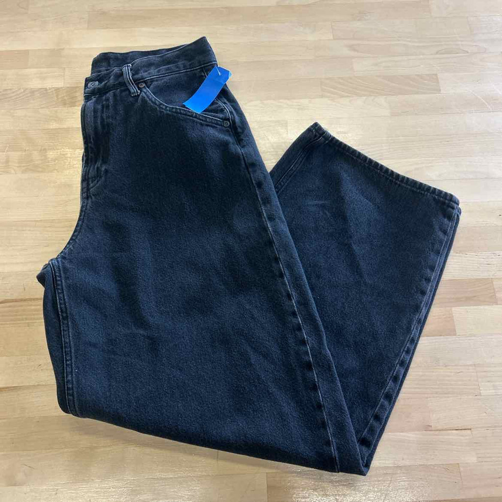 UNIQLO Size 27 Black Denim Preloved Jeans
