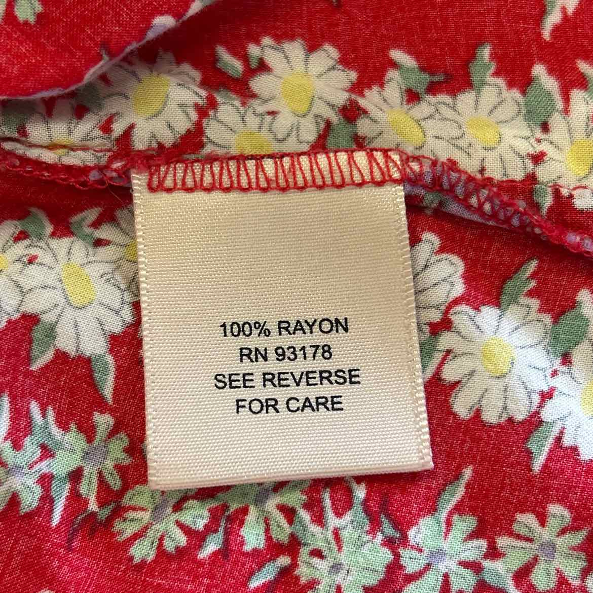 Philosophy Size M Red Preloved Blouse SS