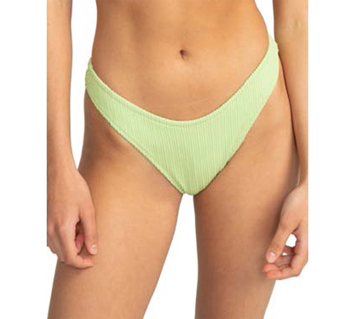 Roxy Size M Juniors' Aruba High-Leg Cheeky Bikini Bottom - Margarita