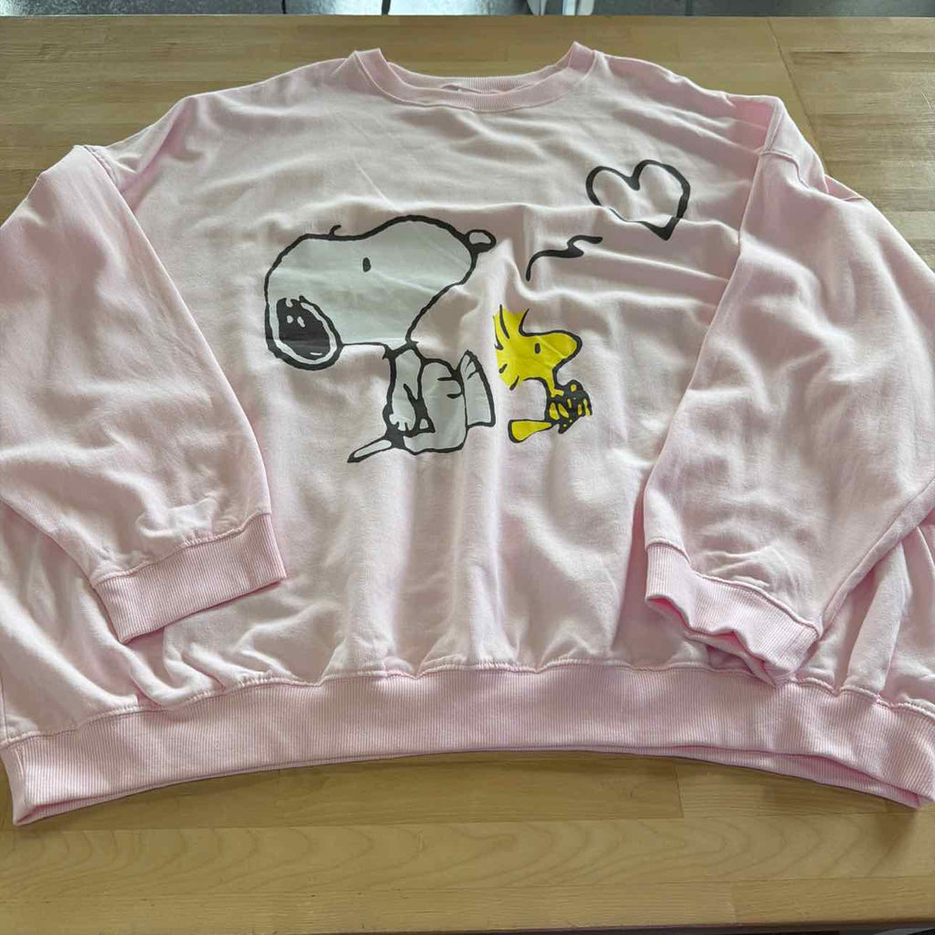 Grayson Threads, the Label  Plus Size Dropped-Shoulder Snoopy Balloon Sweatshirt