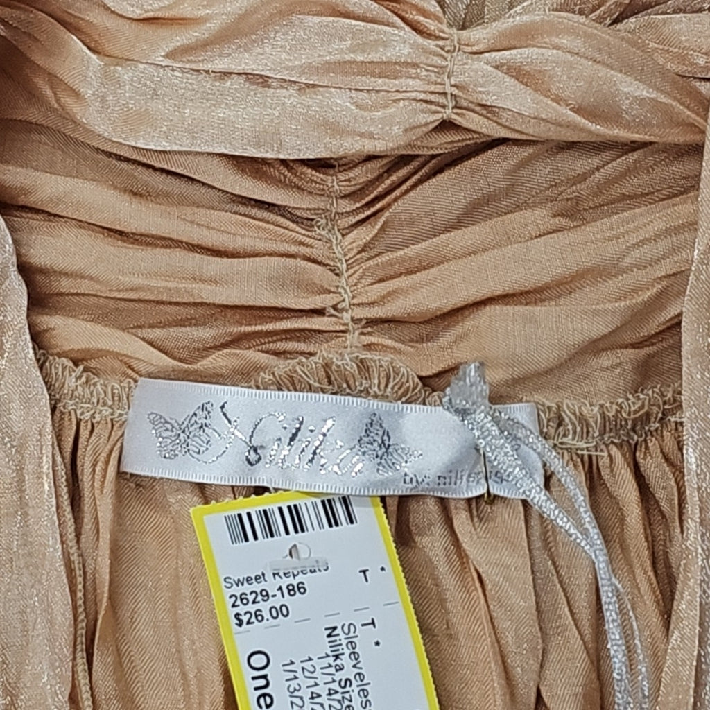 Nilika Size One Size Tan Sleeveless