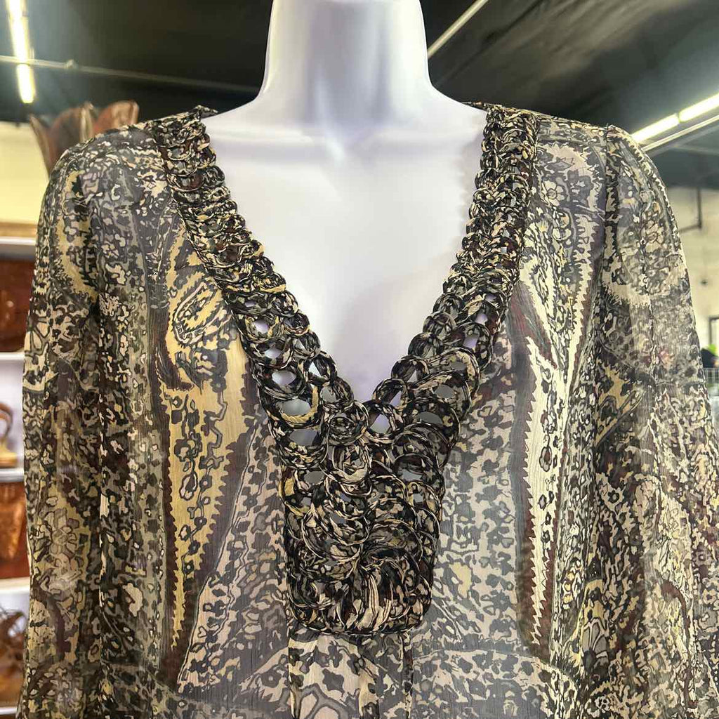Joie Size XS Black Preloved Blouse LS