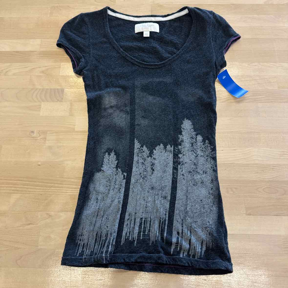 American Eagle Size XS Gray T-shirt